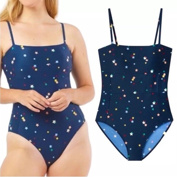 Summersalt x The Home Edits Oasis Deep Sea One Piece Stars Swimsuit - Picture 4 of 8